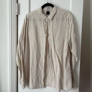 H&M Linen Blend Shirt / L